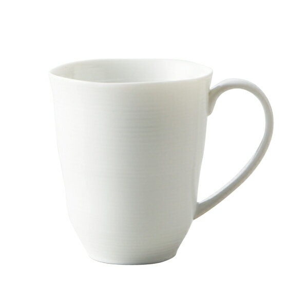 Rakuten - 櫛目 kushime 8.5cm マグカップ 白 【 小田陶器 】