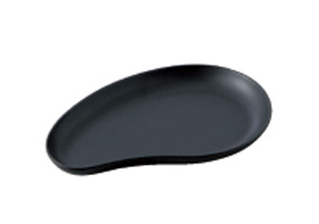 乐天商城 - オバール oval 20cm 雲形皿 黒 【 小田陶器 】