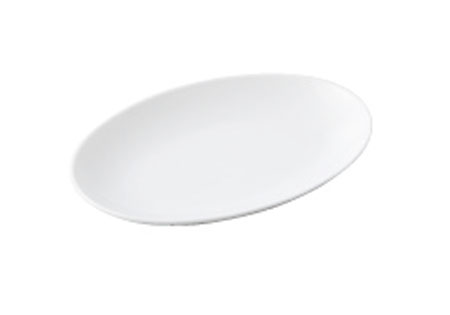 乐天商城 - オバール oval 21cm 楕円中皿 白 【 小田陶器 】