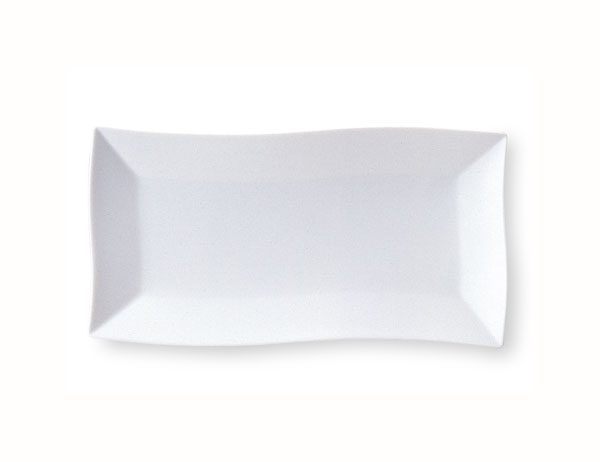 波形 24cm 長角皿 白い食器 cafe カフェ 食器 おしゃれ オシャレ 業務用 日本製