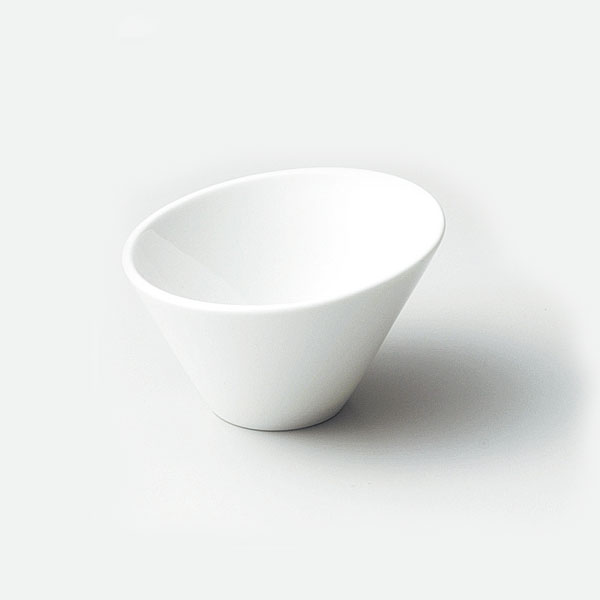 スラント 9cm ボール 白い食器 cafe カフェ 食器 おしゃれ オシャレ 業務用 日本製