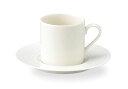 リベラ コーヒーカップ & ソーサー コーヒー碗皿 コーヒー碗 受皿 白い食器 cafe カフェ 食器 おしゃれ オシャレ 業務用 日本製