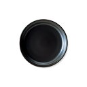トリノ 20cm デザート皿 デザートプレート 黒マット 黒い食器 cafe カフェ 食器 おしゃれ オシャレ 業務用 日本製