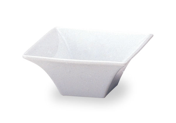 スクエア（角皿） 10cm 四角ボール 白い食器 cafe カフェ 食器 おしゃれ オシャレ 業務用 日本製