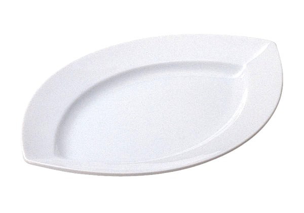 Rakuten - 舟形 31cm リム付きプラター 白い食器 cafe カフェ 食器 おしゃれ オシャレ 業務用 日本製