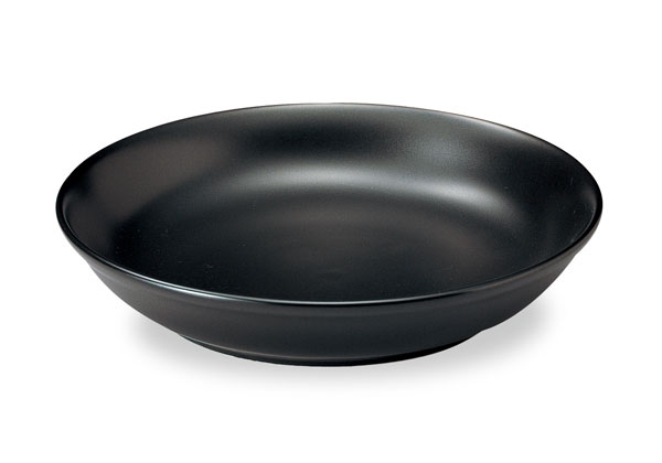 Rakuten - エクシブ 24cm パスタボール 黒マット 黒い食器 cafe カフェ 食器 おしゃれ オシャレ 業務用 日本製