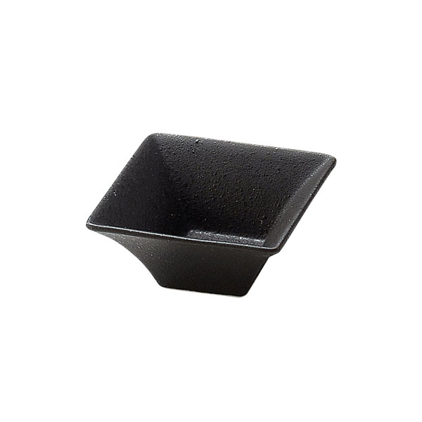 Mino Ware - 黒曜 こくよう 7cm 四角ボールレストラン カフェ 食器 おしゃれ オシャレ 業務用 日本製