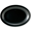 黒水晶 10”プラター(26.2cm楕円皿)