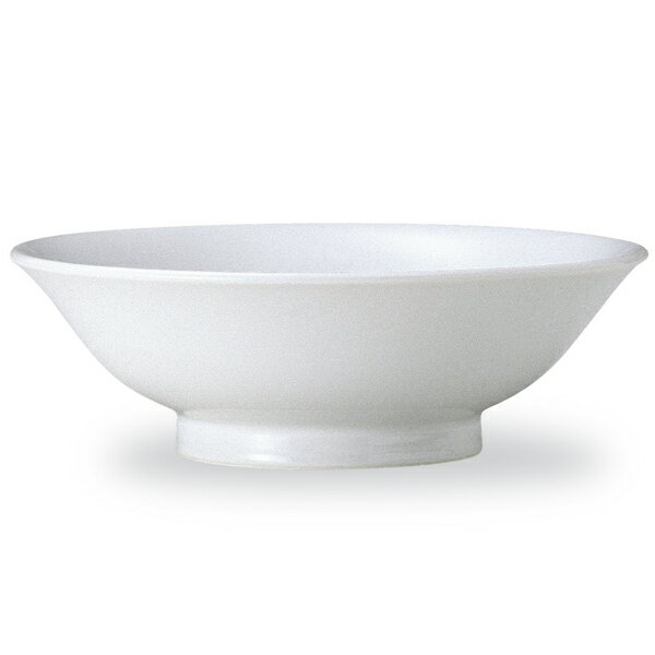 丼アラカルト 浅口8.0反高台（24.6cm） 白い食器 中華食器 業務用 ラーメン 日本製