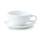 マジェスタ ティーカップ & ソーサー 紅茶碗皿 紅茶碗 受皿 白い食器 cafe カフェ 食器 おしゃれ オシャレ 業務用 日本製