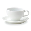 マジェスタ コーヒーカップ & ソーサー コーヒー碗皿 コーヒー碗 受皿 白い食器 cafe カフェ 食器 おしゃれ オシャレ 業務用 日本製