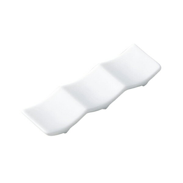 箸置きシリーズ プレノ トリプルレスト（White） 白い食器 cafe カフェ 食器 おしゃれ オシャレ 業務用 日本製