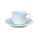 ロイヤルセラム コーヒーカップ & ソーサー コーヒー碗皿 コーヒー碗 受皿(190cc) 白い食器 cafe カフェ 食器 おしゃれ オシャレ 業務用 日本製