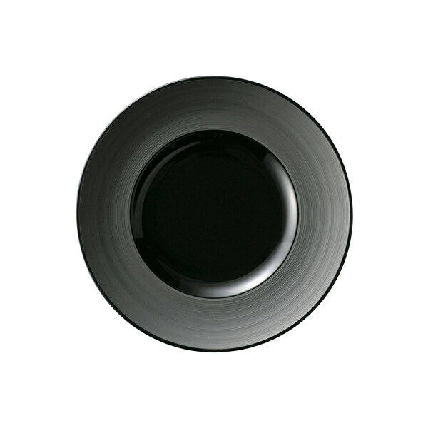 グラシア ブラック 20cm デザート皿 デザートプレート 黒い食器 cafe カフェ 食器 おしゃれ オシャレ 業務用 日本製