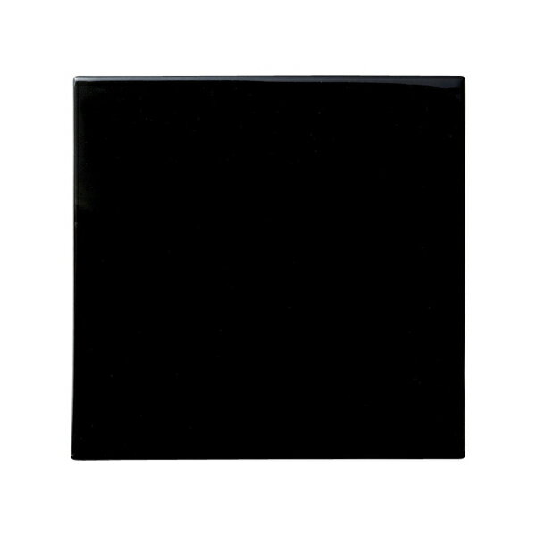 方盤 - フラット　24cmスクエアプレート【Black】 【レストラン カフェ 食器 業務用食器 日本製】
