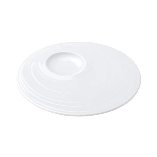 フラット 18cm ディンプル プレート 皿 特白磁白い食器 cafe カフェ 食器 おしゃれ オシャレ 業務用 日本製