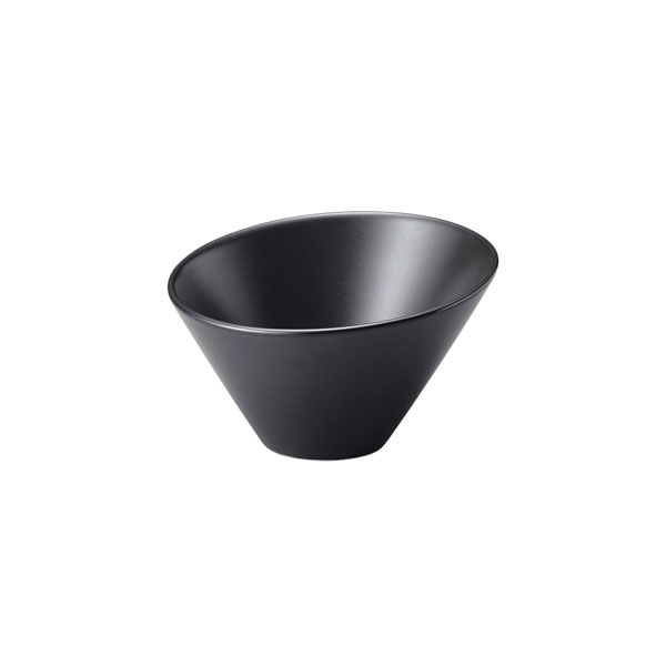 越南巴莊 - スラント 9cm ボール 黒マット cafe カフェ 食器 おしゃれ オシャレ 業務用 日本製