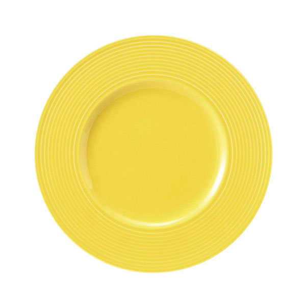 乐天商城 - リベラ 24cm ミート皿 ミートプレート Lemon（黄）レストラン カフェ 食器 おしゃれ オシャレ 業務用 日本製