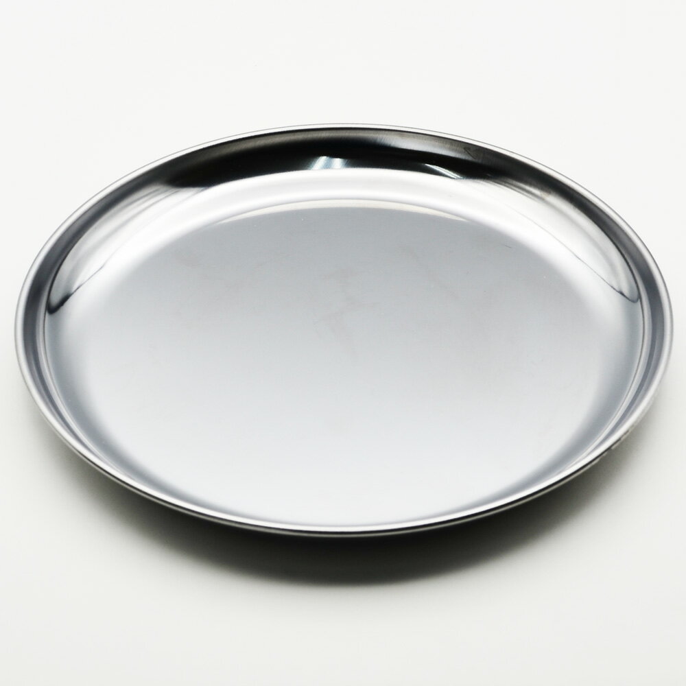 Rakuten - ステンレス皿 丸皿 18cm 市場用丸皿 食洗機対応 業務用 カフェ おしゃれ かわいい レトロ 日本製