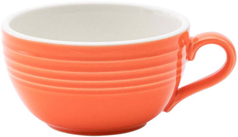 乐天商城 - オービット マンダリンオレンジ ラテカップ KOYO 光洋 光洋陶器 12650056 食器 おしゃれ かわいい 可愛い 業務用 食洗機対応 日本製
