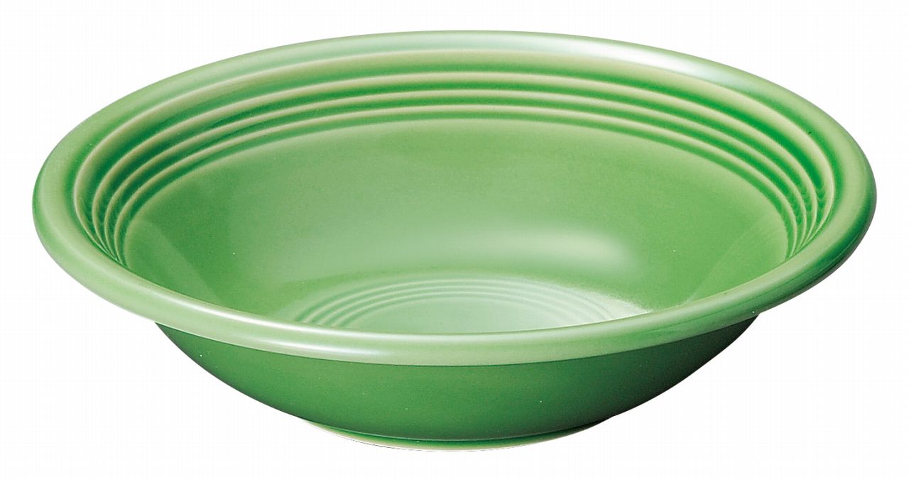 乐天商城 - オービット メドウグリーン 20cmスープボウル KOYO 光洋 光洋陶器 12670016 食器 おしゃれ かわいい 可愛い 業務用 食洗機対応 日本製
