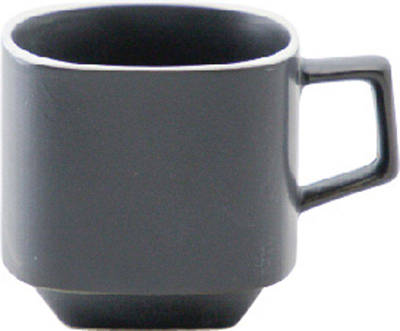 樂天商城 - カルマ カーボンブラック スタックコーヒーカップ KOYO 光洋 光洋陶器 12931452 食器 おしゃれ かわいい 可愛い 業務用 食洗機対応 日本製