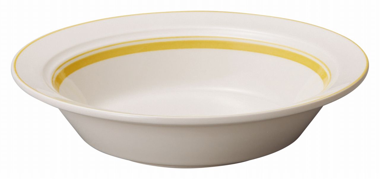 Rakuten - カントリーサイド シトラスイエロー 19cmスープボウル KOYO 光洋 光洋陶器 13422023 食器 おしゃれ かわいい 可愛い 業務用 食洗機対応 日本製