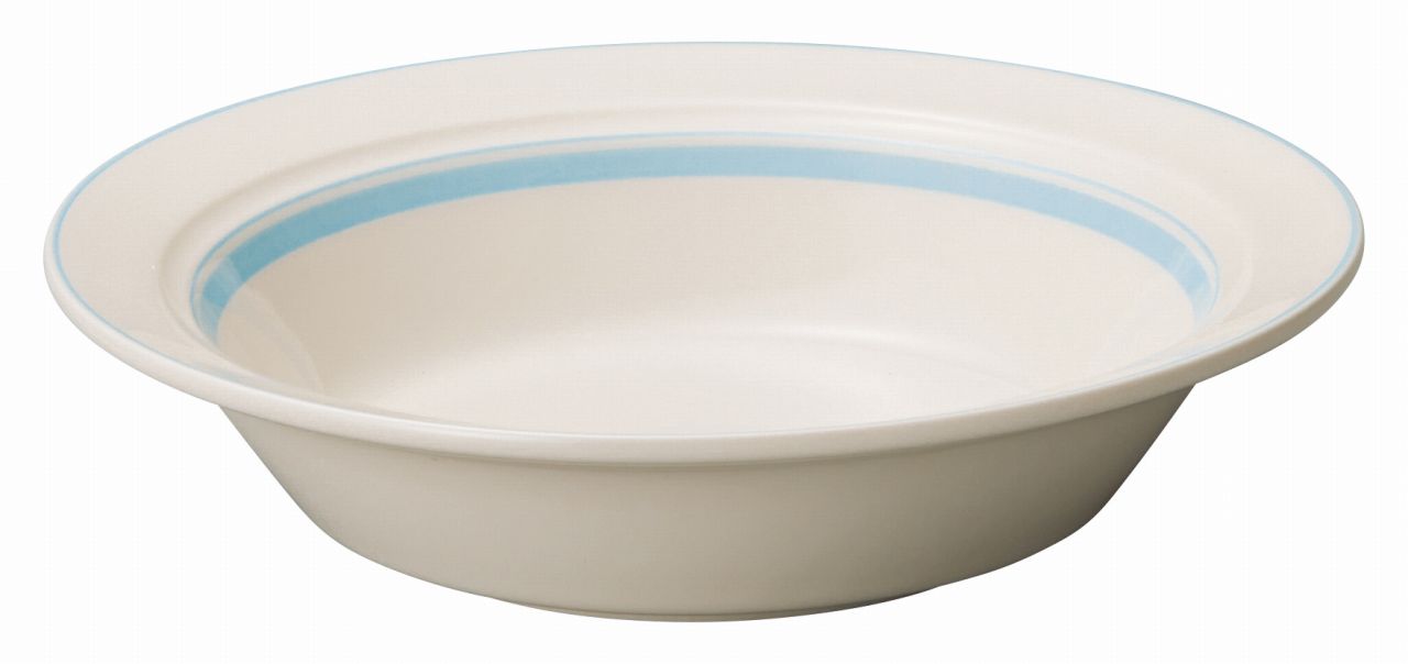 Rakuten - カントリーサイド ペールブルー 19cmスープボウル KOYO 光洋 光洋陶器 13424023 食器 おしゃれ かわいい 可愛い 業務用 食洗機対応 日本製