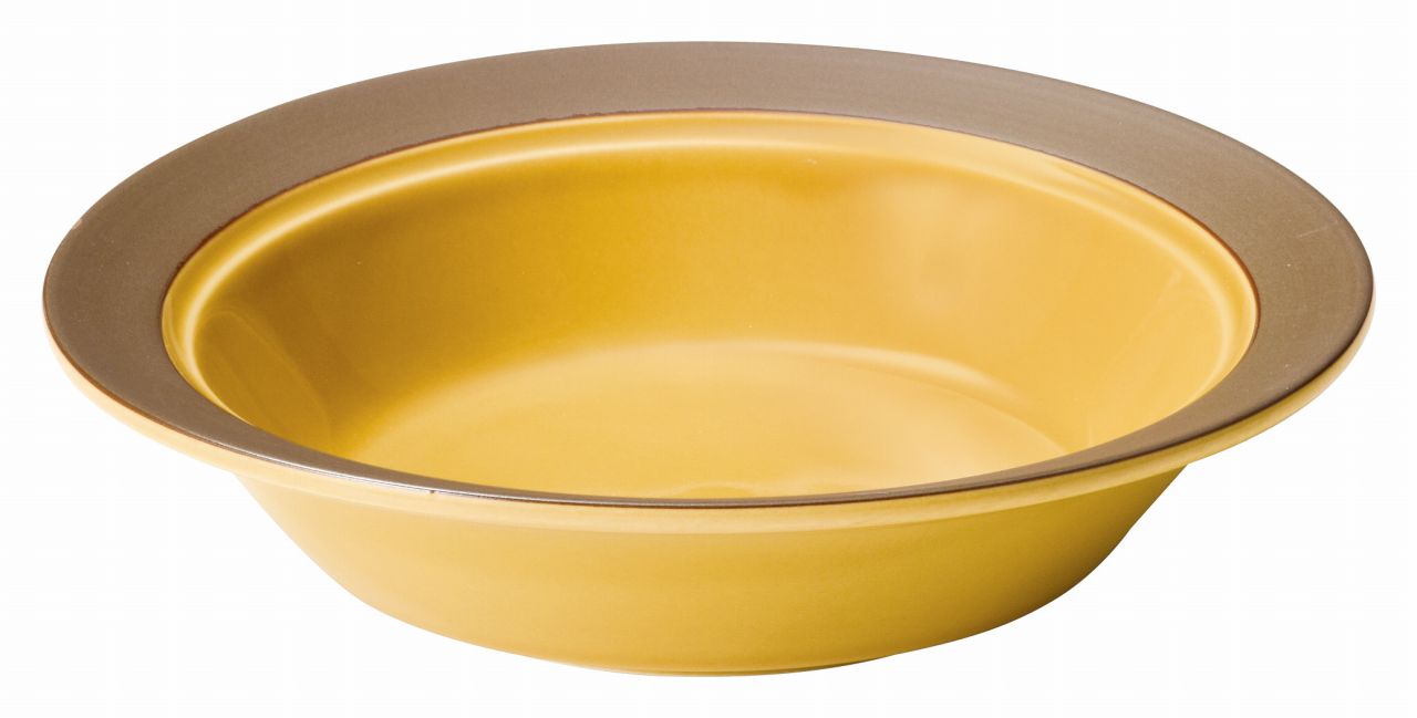 Rakuten - カントリーサイド ハニーアンバー 19cmスープボウル KOYO 光洋 光洋陶器 13463023 食器 おしゃれ かわいい 可愛い 業務用 食洗機対応 日本製