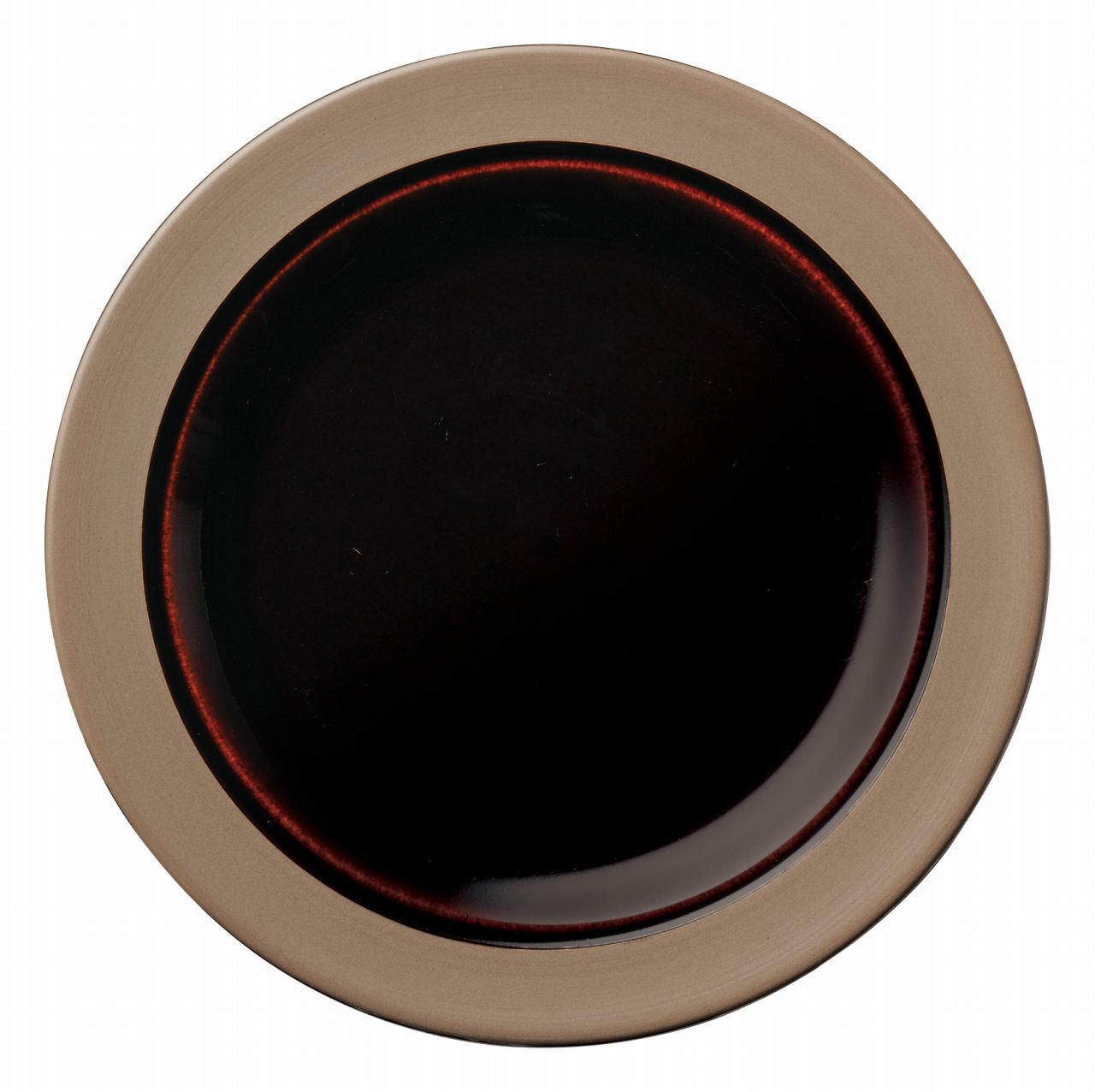 Rakuten - カントリーサイド オークブラウン 23cmミート皿 KOYO 光洋 光洋陶器 13464004 食器 おしゃれ かわいい 可愛い 業務用 食洗機対応 日本製