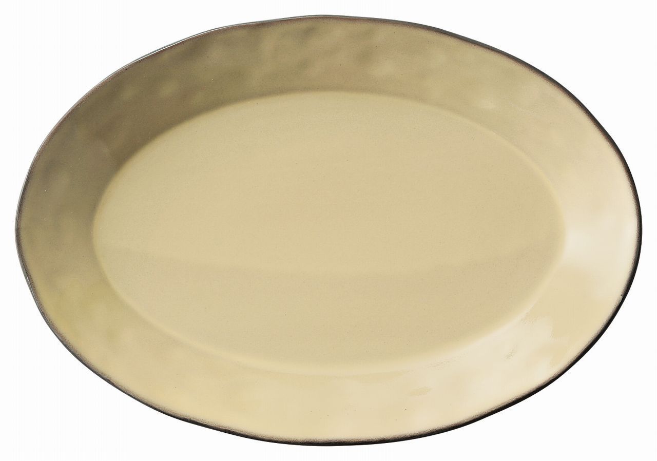 Rakuten - ラフェルム シナモンベージュ 29cmプラター KOYO 光洋 光洋陶器 13522047 食器 おしゃれ かわいい 可愛い 業務用 食洗機対応 日本製