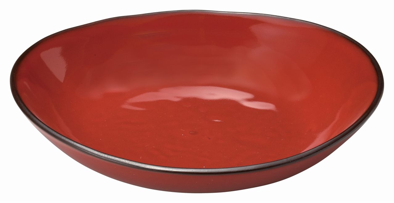 Rakuten - ラフェルム ヴィンテージレッド 22.5cm深皿 KOYO 光洋 光洋陶器 16244012 食器 おしゃれ かわいい 可愛い 業務用 食洗機対応 日本製