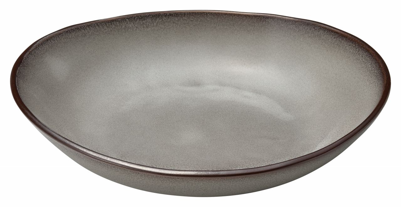 Rakuten - ラフェルム ストームグレー 22.5cm深皿 KOYO 光洋 光洋陶器 16273012 食器 おしゃれ かわいい 可愛い 業務用 食洗機対応 日本製