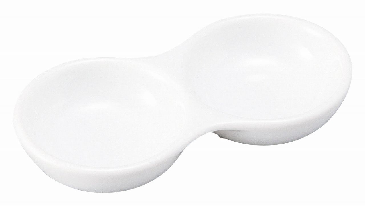 Rakuten - アピタイザー 2連珍味 KOYO 光洋 光洋陶器 14300055 食器 おしゃれ かわいい 可愛い 業務用 食洗機対応 日本製