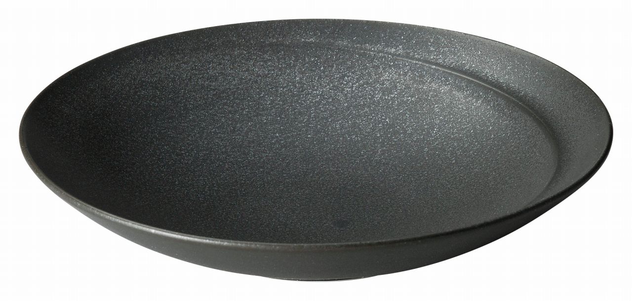 乐天商城 - アルコ クリスタルブラック 24cm浅ボウル KOYO 光洋 光洋陶器 14431011 食器 おしゃれ かわいい 可愛い 業務用 食洗機対応 日本製