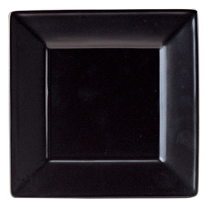 スクエアー マットブラック 20.5cm皿 KOYO 光洋 光洋陶器 14930004 食器 おしゃれ かわいい 可愛い 業務用 食洗機対応 日本製