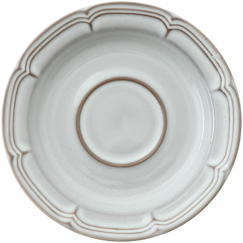 Rakuten - ラフィネ スモークホワイト 兼用ソーサー KOYO 光洋 光洋陶器 15910055 食器 おしゃれ かわいい 可愛い 業務用 食洗機対応 日本製