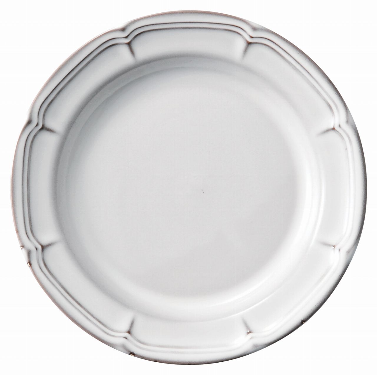 Rakuten - ラフィネ スモークホワイト 19.5cmリムプレート KOYO 光洋 光洋陶器 15910106 食器 おしゃれ かわいい 可愛い 業務用 食洗機対応 日本製