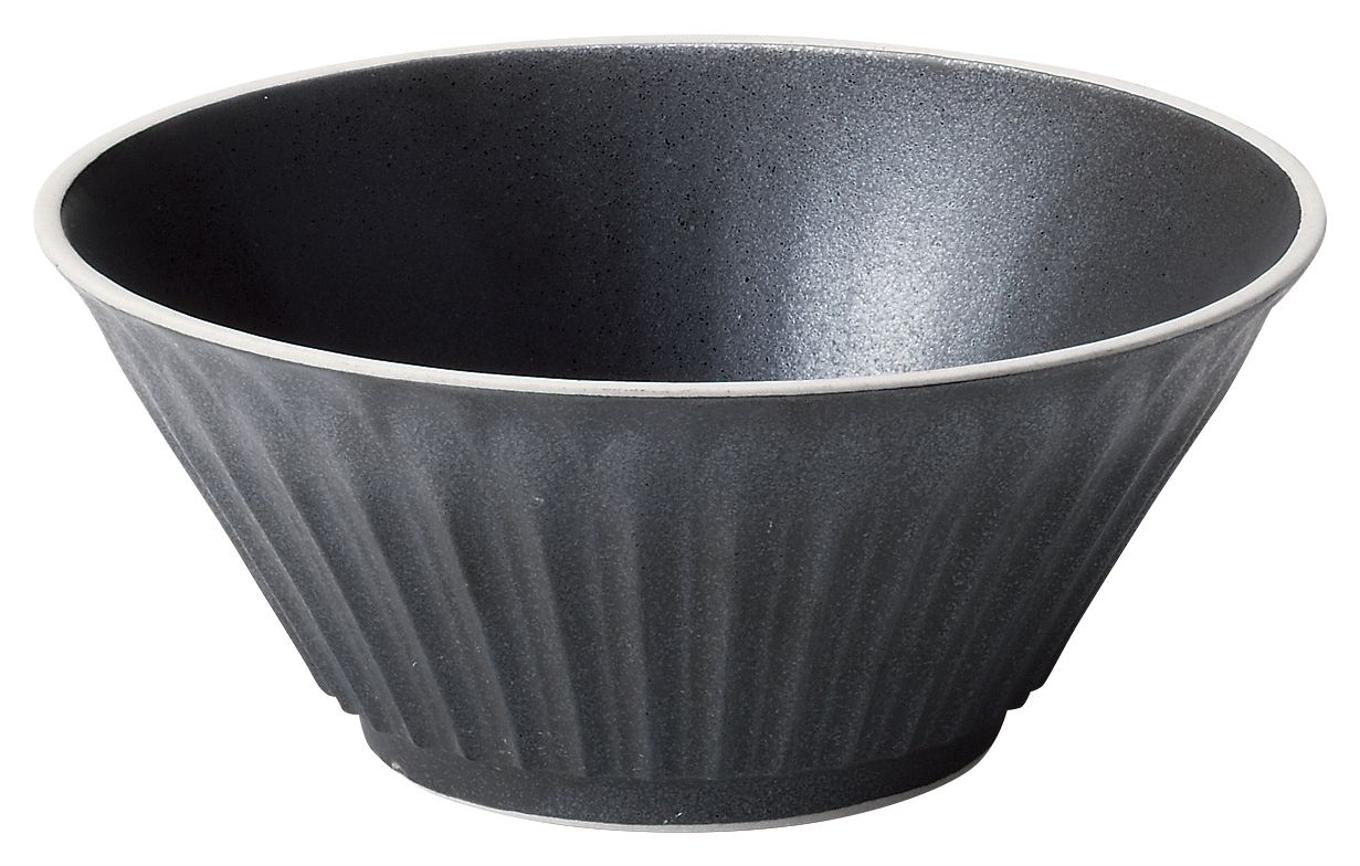Rakuten - ストーリア クリスタルブラック 13.5cmボウル KOYO 光洋 光洋陶器 16731025 食器 おしゃれ かわいい 可愛い 業務用 食洗機対応 日本製