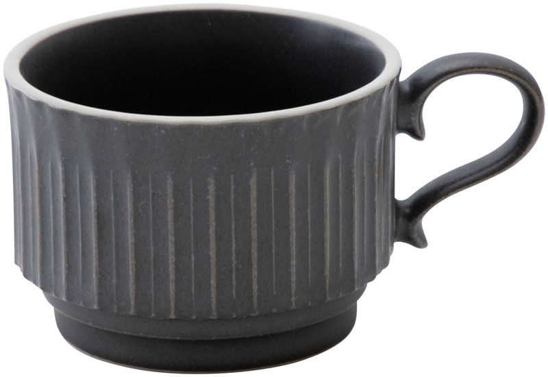 ストーリア クリスタルブラック スタックコーヒーカップ KOYO 光洋 光洋陶器 16731452 食器 おしゃれ ..