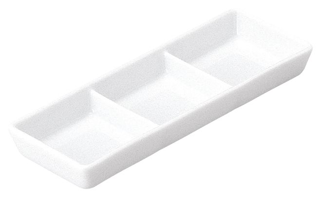 Rakuten - リーバイ 麗白 3ツ仕切皿 KOYO 光洋 光洋陶器 17400072 食器 おしゃれ かわいい 可愛い 業務用 食洗機対応 日本製