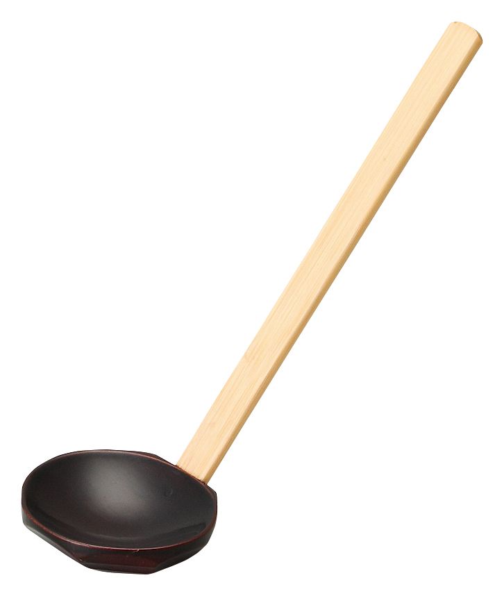 Rakuten - 木製 杓子 お玉 1人用 小 アメ色 21.5cm KOYO 光洋 光洋陶器 C7003032 木製 おしゃれ かわいい 可愛い