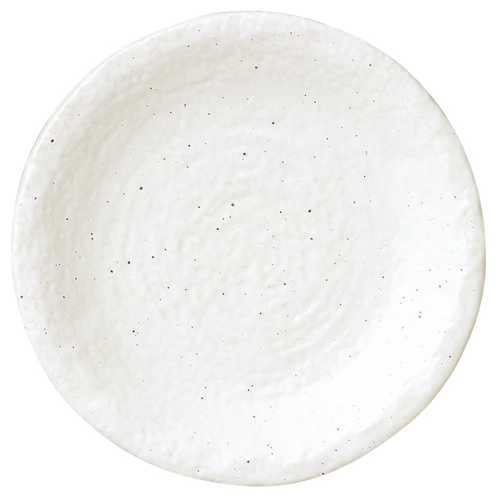 新粉引 しんこびき 石目8.0皿 おしゃれ かわいい 和食器 可愛い 和陶器 業務用 食洗機対応 日本製