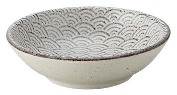 Rakuten - 古代粉引き 青海波 せいかいは 9.5cm浅ボウル 花伝 KOYO 光洋 光洋陶器 52283016 おしゃれ かわいい 和食器 可愛い 和陶器 業務用 食洗機対応 日本製
