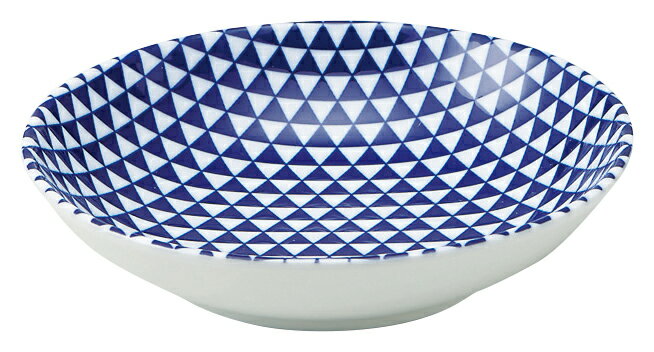 Rakuten - 山格子 やまごうし 青 17.5cm浅ボウル 花伝 KOYO 光洋 光洋陶器 52289014 おしゃれ かわいい 和食器 可愛い 和陶器 業務用 食洗機対応 日本製