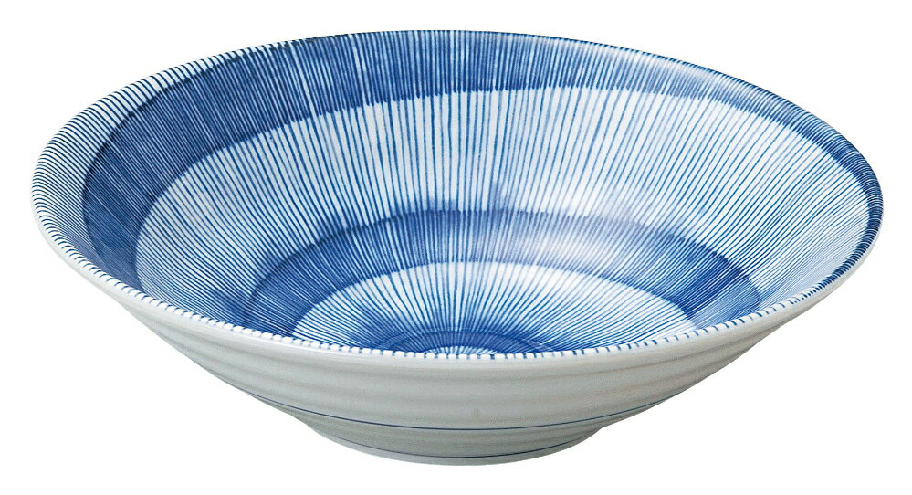 Rakuten - 藍日傘 あいひがさ リップル8.0鉢 花伝 KOYO 光洋 光洋陶器 53181050 おしゃれ かわいい 和食器 可愛い 和陶器 業務用 食洗機対応 日本製