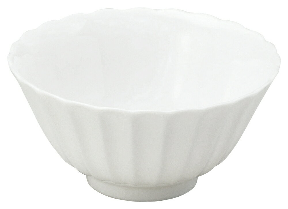 Western Tableware - かすみ 白 12.5cmボウル 花伝 KOYO 光洋 光洋陶器 56100021 おしゃれ かわいい 和食器 可愛い 和陶器 業務用 食洗機対応 日本製