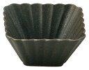 かすみ 黒 9cm正角深鉢 花伝 KOYO 光洋 光洋陶器 56130065 おしゃれ かわいい 和食器 可愛い 和陶器 業務用 食洗機対応 日本製