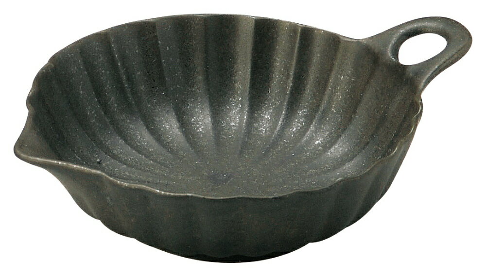 樂天商城 - かすみ 黒 13cm手付小鉢 花伝 KOYO 光洋 光洋陶器 56130094 おしゃれ かわいい 和食器 可愛い 和陶器 業務用 食洗機対応 日本製