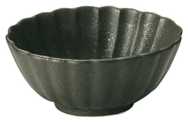 Rakuten - かすみ 黒 7cm楕円小鉢 花伝 KOYO 光洋 光洋陶器 56130098 おしゃれ かわいい 和食器 可愛い 和陶器 業務用 食洗機対応 日本製